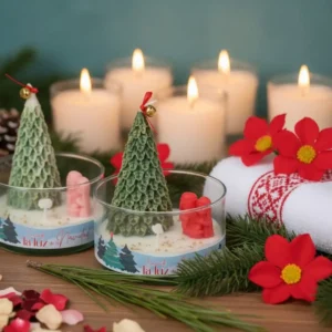 La vela navideña Pino