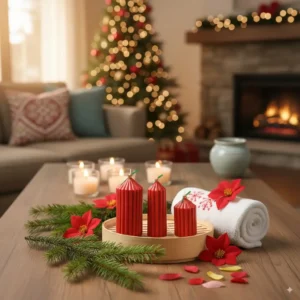 Velones navideños grandes