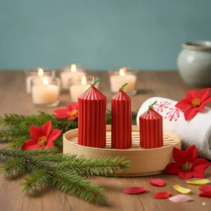 Velones navideños grandes