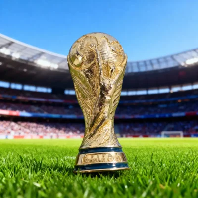 Pin fútbol copa del mundo dorado