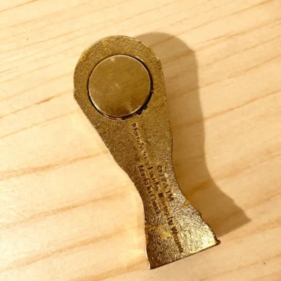 Pin fútbol copa del mundo dorado