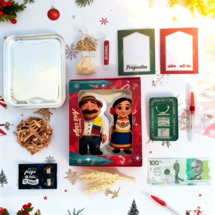 Año viejo Muñecos pequeños Cali