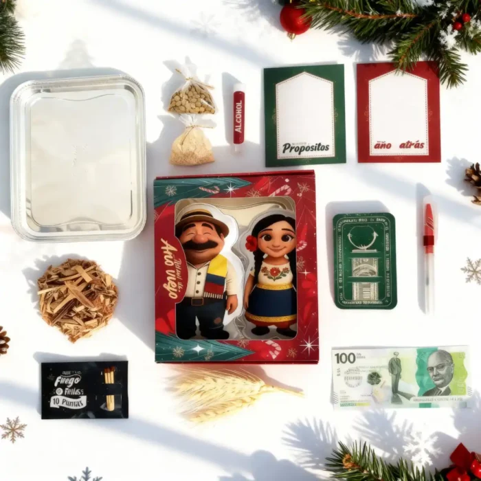 Año viejo Muñecos pequeños Medellin