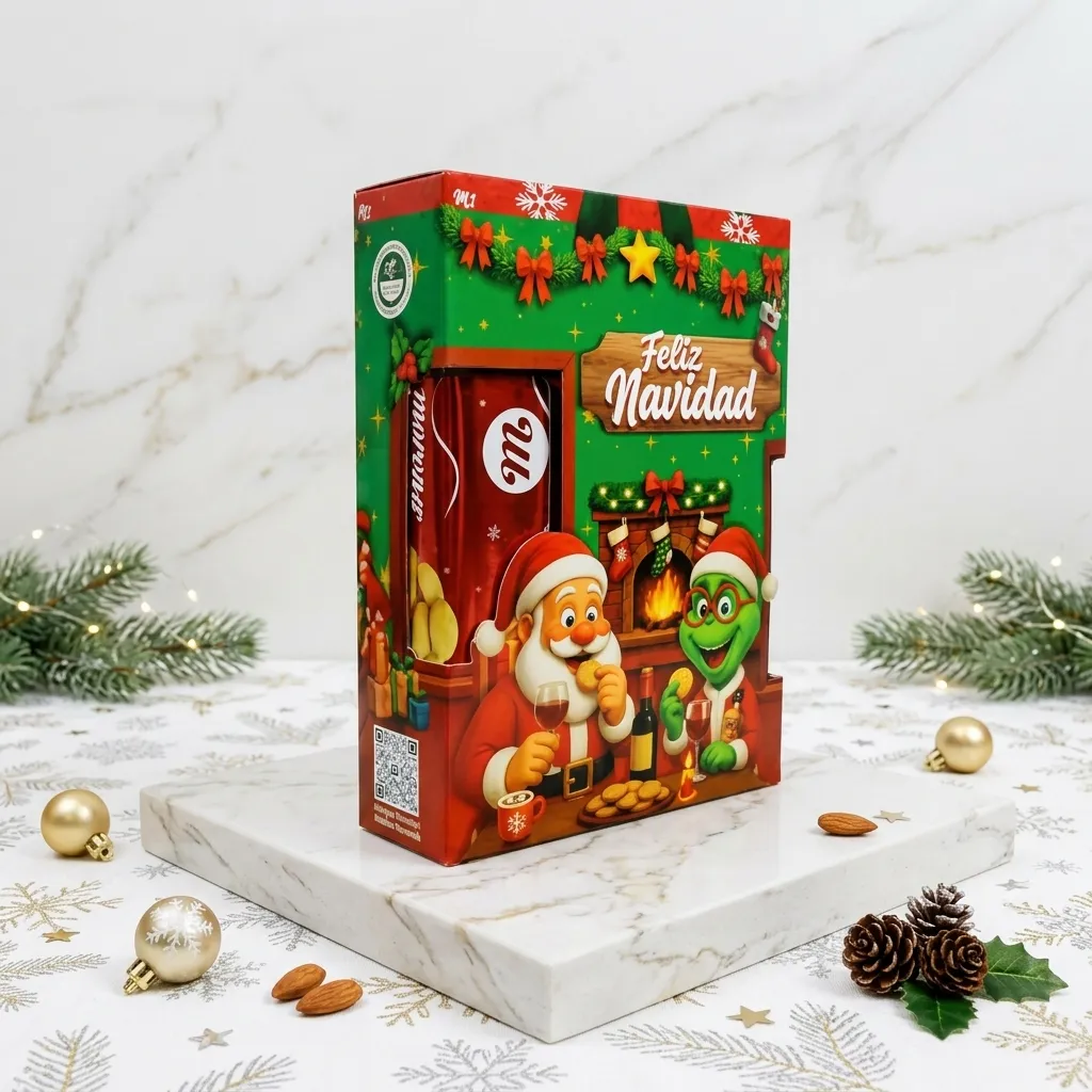 ancheta-navidena-detalle-compartido-con-bebida-de-uva-sin-alcohol-y-galleta-la-morena