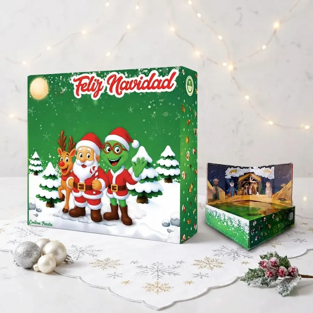 ancheta-navidena-estrella-sorpresa-con-vino-casa-del-rhin-y-pesebre-plegable